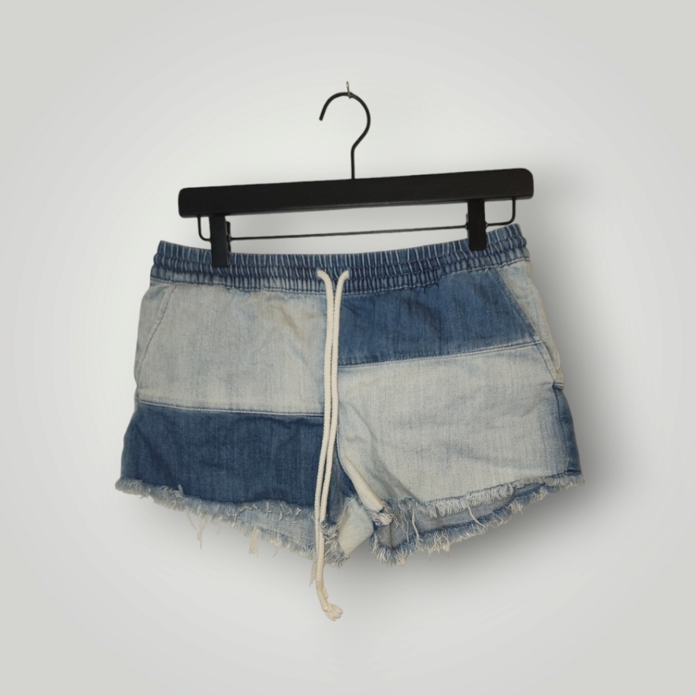 Aerie Patchwork Colorblock Drawstring Elastic Jea… - image 4